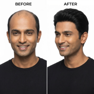 Korean CNC hair patch transformation Bangalore